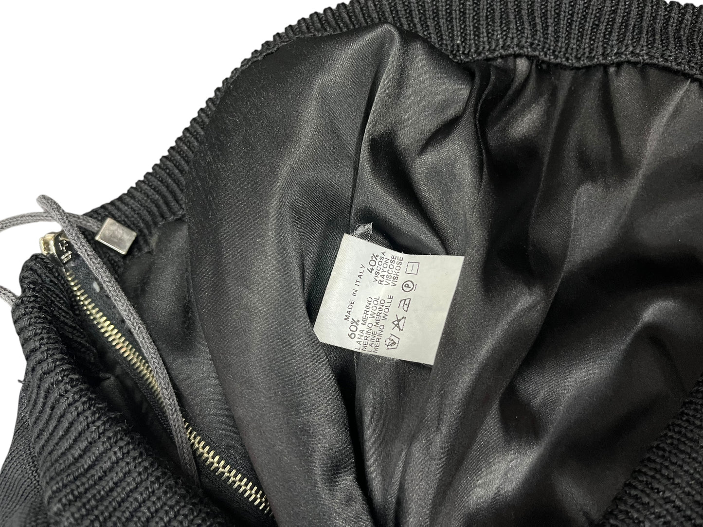Armani black bomber jacket size S