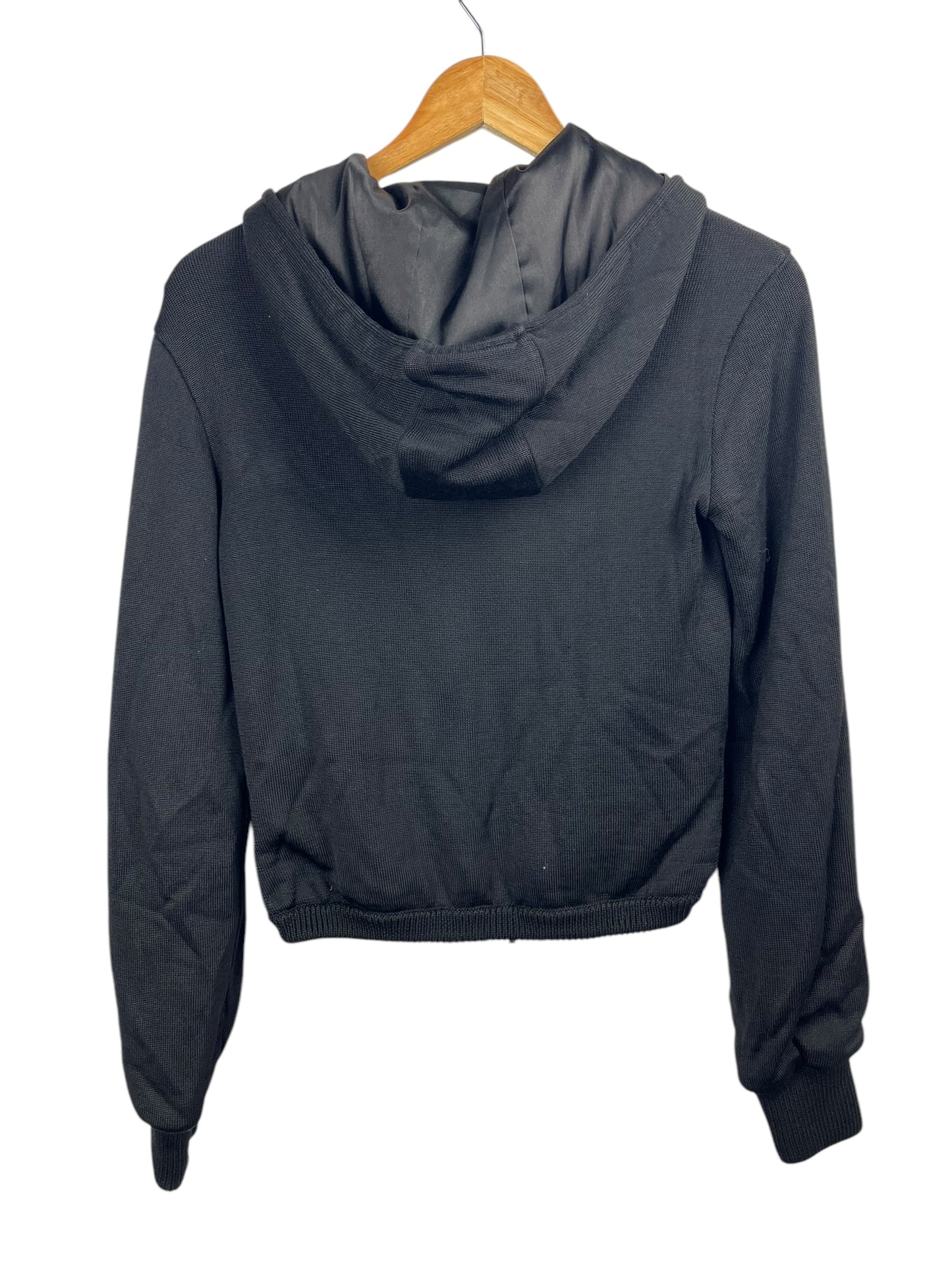 Armani black bomber jacket size S
