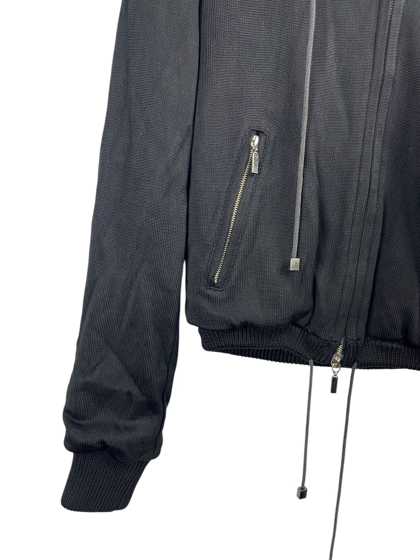 Armani black bomber jacket size S