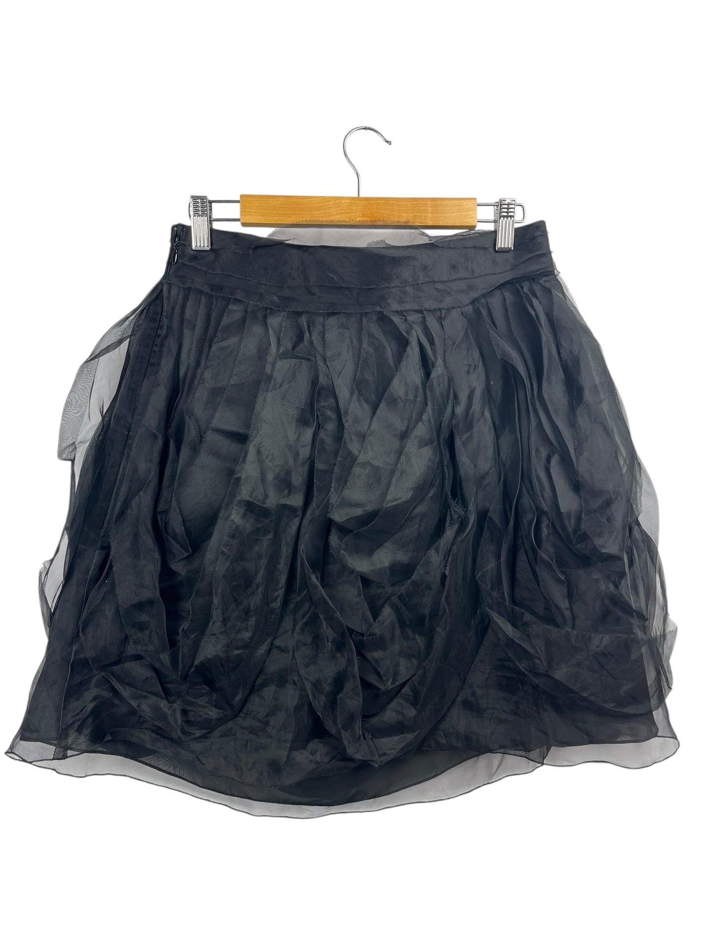 Emporio Armani silk ruffled skirt Waist 32” Lenght 21”