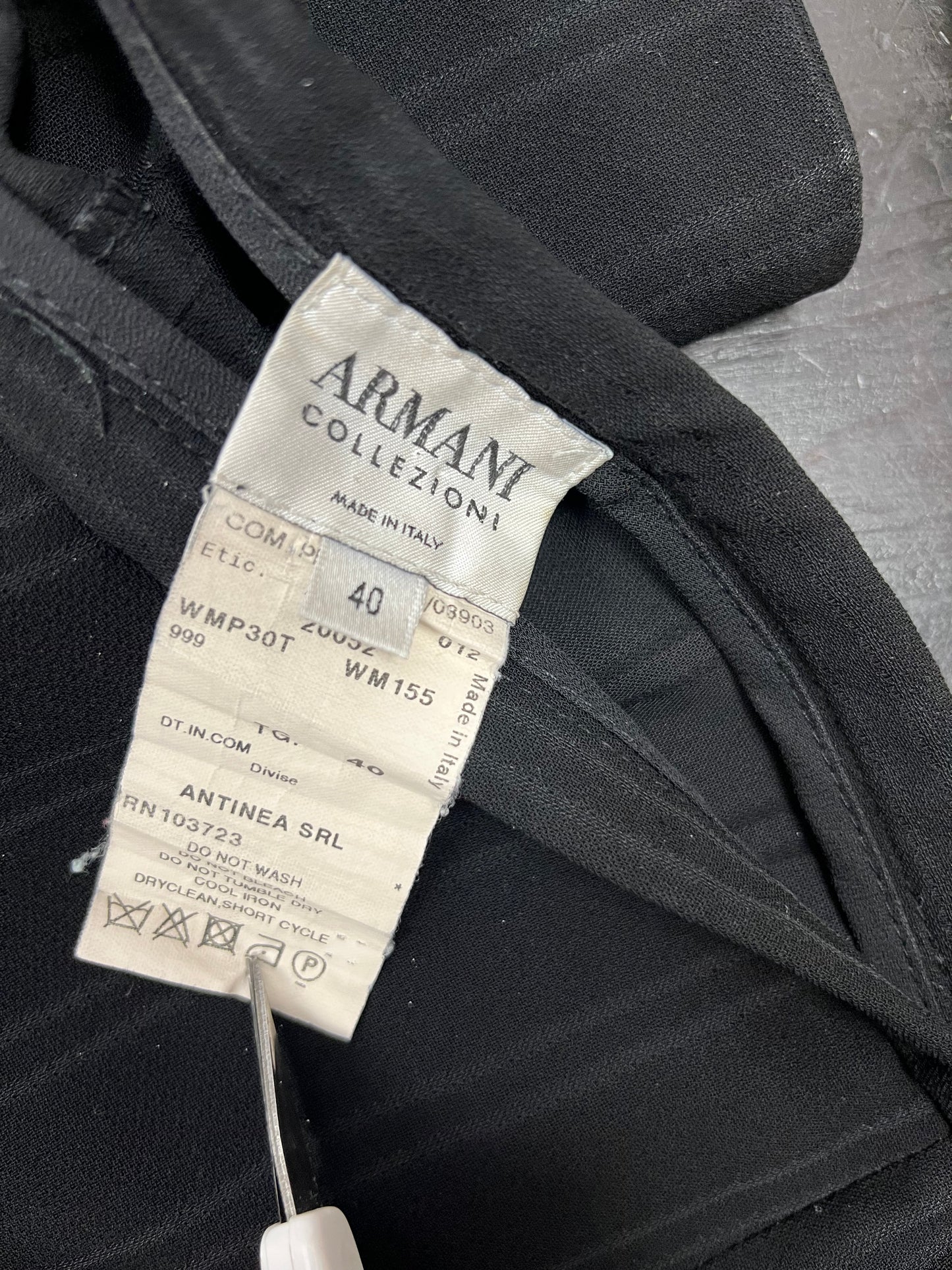 Armani Blazer + Trousers Waist 30” Leg 28,5”