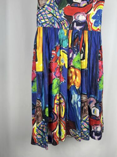 Prada bright print dress size 44 perfect condition