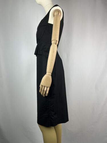 Schumacher Linen Black Dress with Zip - Size S - Great Condition