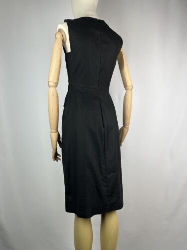 Schumacher Linen Black Dress with Zip - Size S - Great Condition