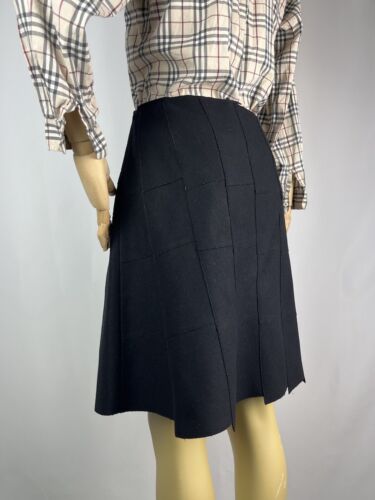 Miu Miu Wool Mini Skirt with Pleats - W30 L20 - Good Condition