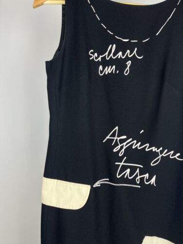 Moschino Couture! black dress UK10 Perfect condition