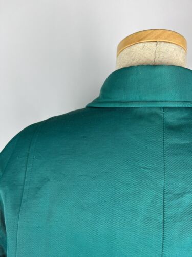 Thomas Burberry Authentic Vintage Green Jacket - Size M - Great Condition