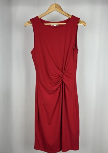 Velvet By Graham& Spencer red dress with twist Size M