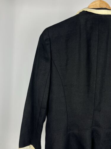 Ralph Lauren 100% Linen black blazer size 6