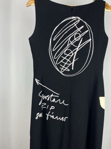 Moschino Couture! black dress UK10 Perfect condition