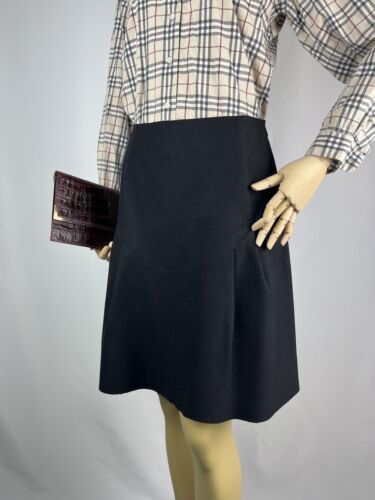 Miu Miu Wool Mini Skirt with Pleats - W30 L20 - Good Condition