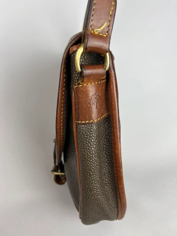 Mulberry vintage saddle leather bag