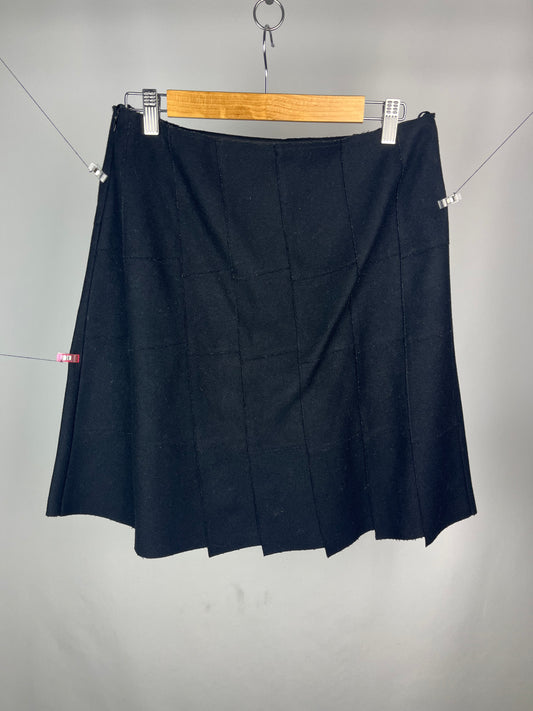 Miu Miu black low waist skirt