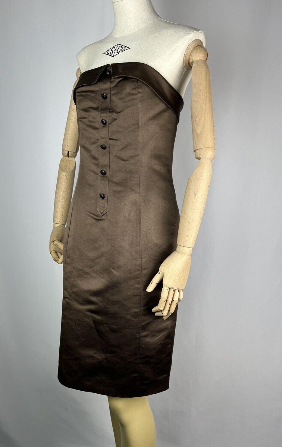 Paul & Joe Silk Strapless Dress - Size S - Great Condition W30inch, L32inch.