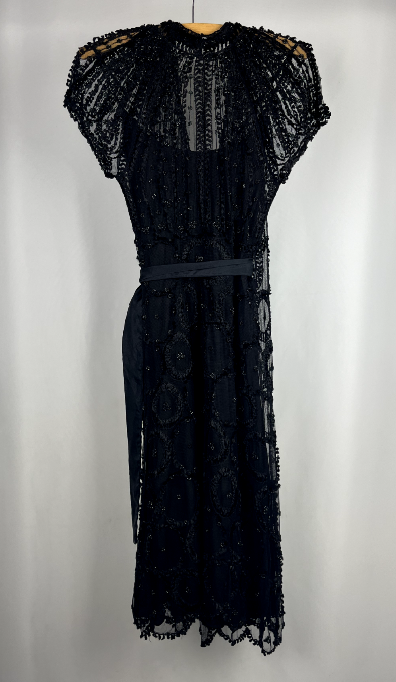 Blank London black beaded dress Size M great condition