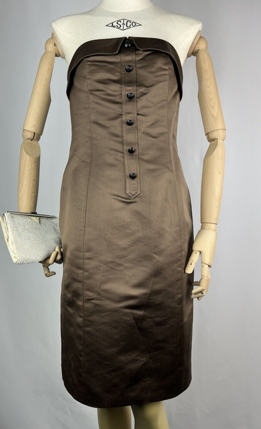 Paul & Joe Silk Strapless Dress - Size S - Great Condition W30inch, L32inch.