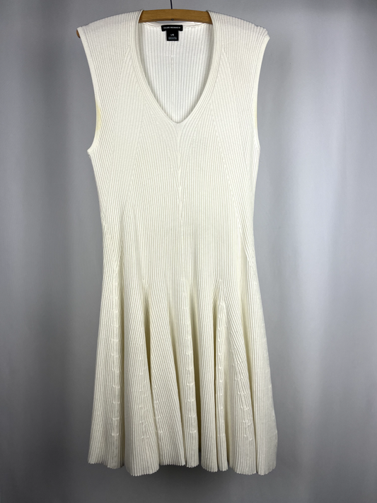 Club Monaco white knitted dress Size L