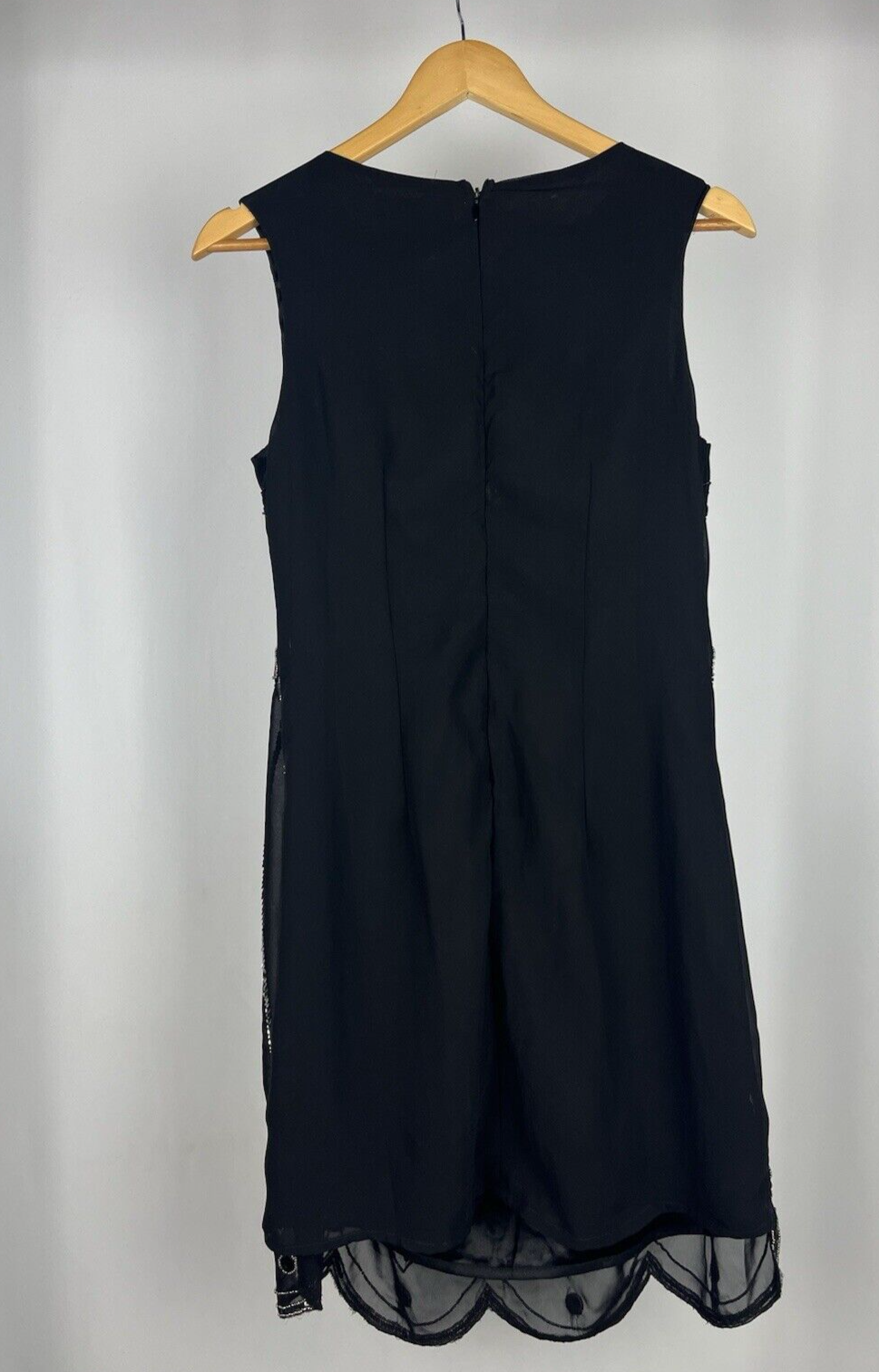 Lush Bird beaded black dress size 8 New with tag