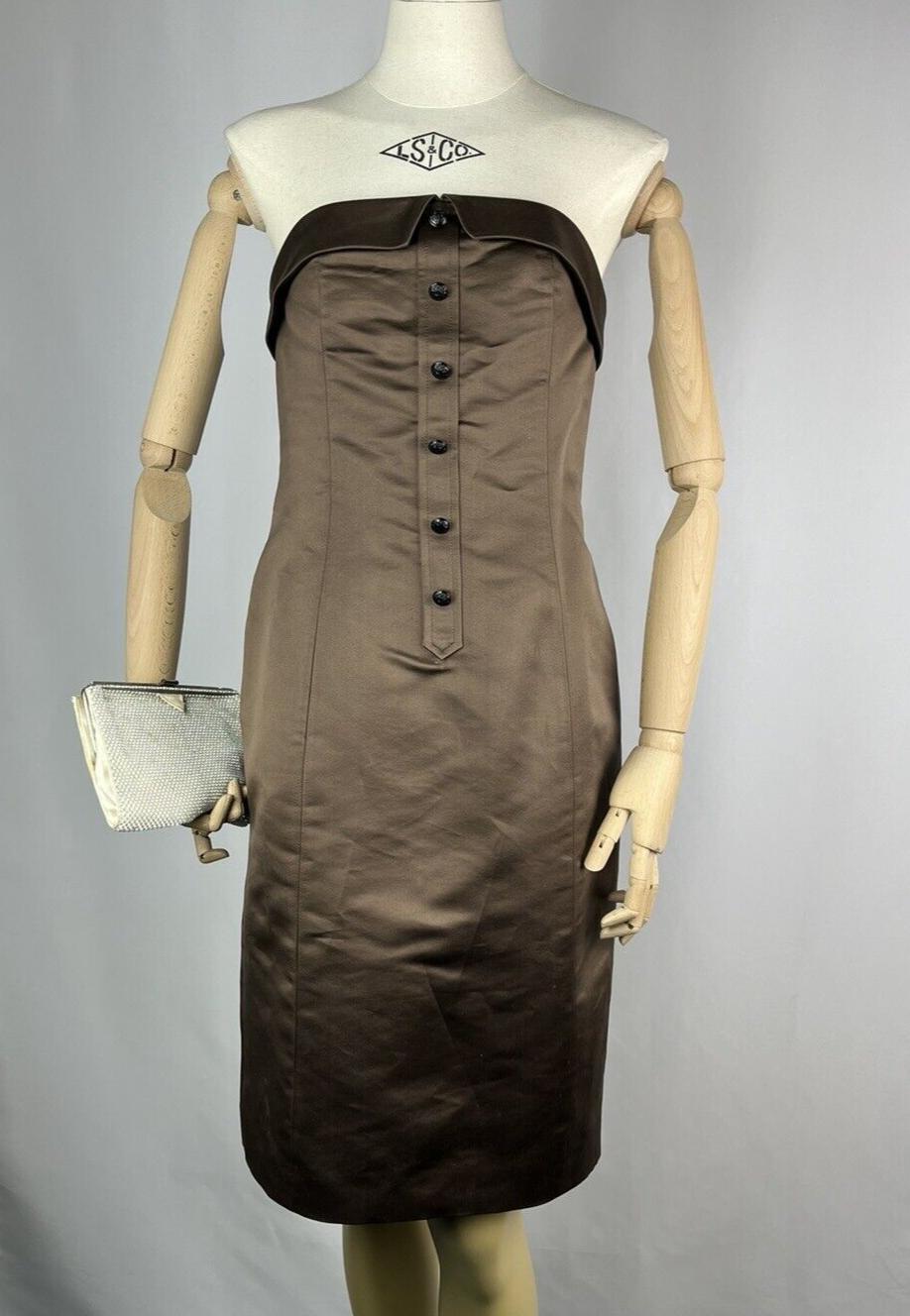 Paul & Joe Silk Strapless Dress - Size S - Great Condition W30inch, L32inch.