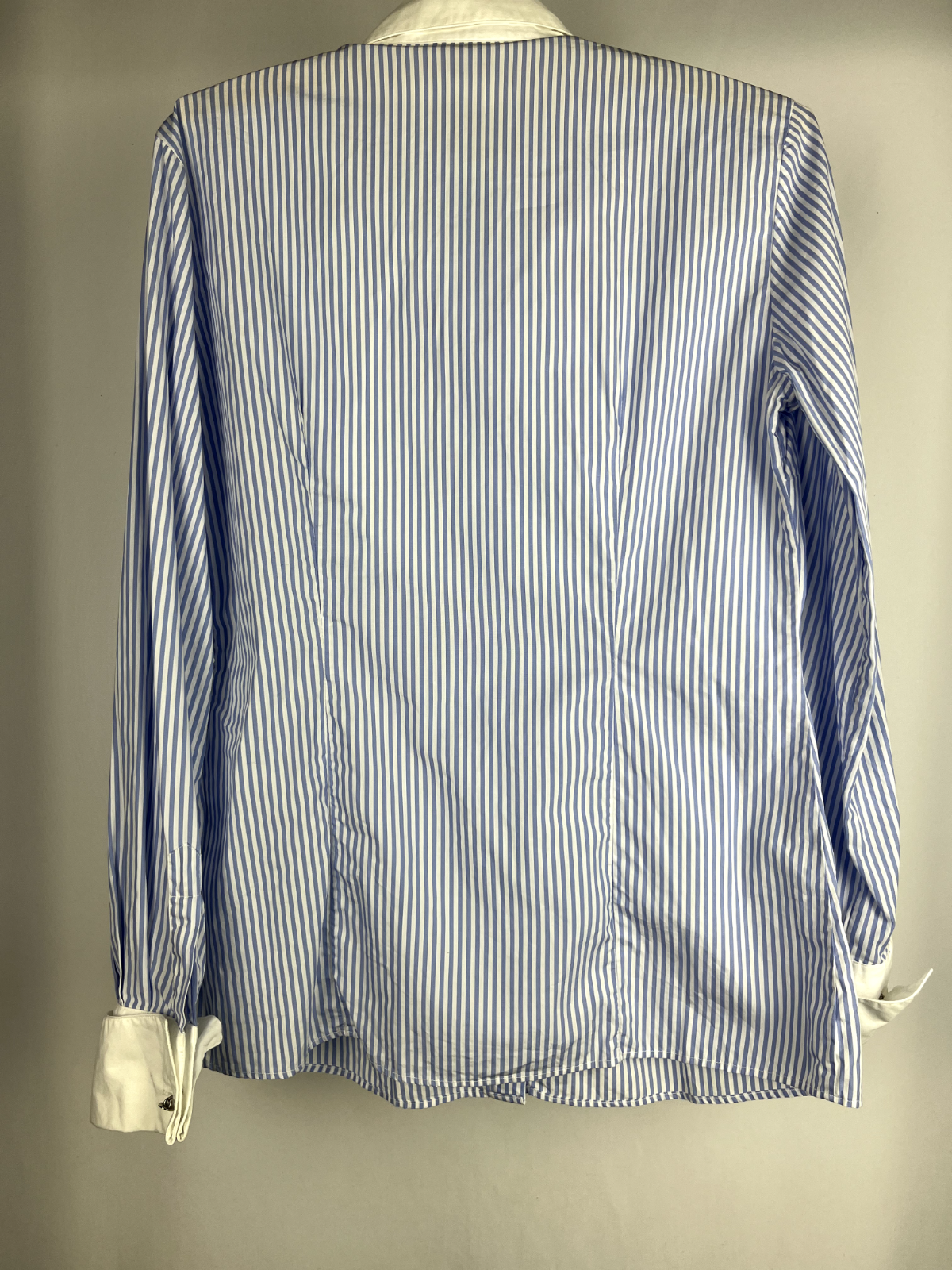 Massimo Dutti striped blue shirt 100% Cotton Size 40