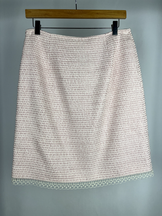 MaxMara white twill skirt W30 L21 UK10