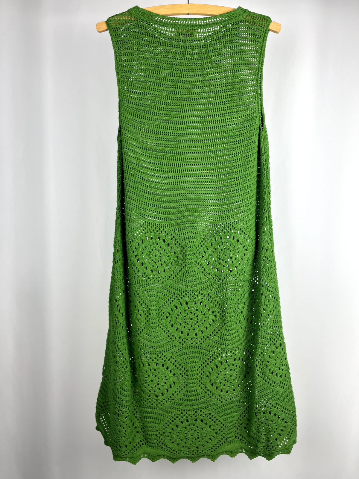 Falconeri green knitted dress + jacket Size M