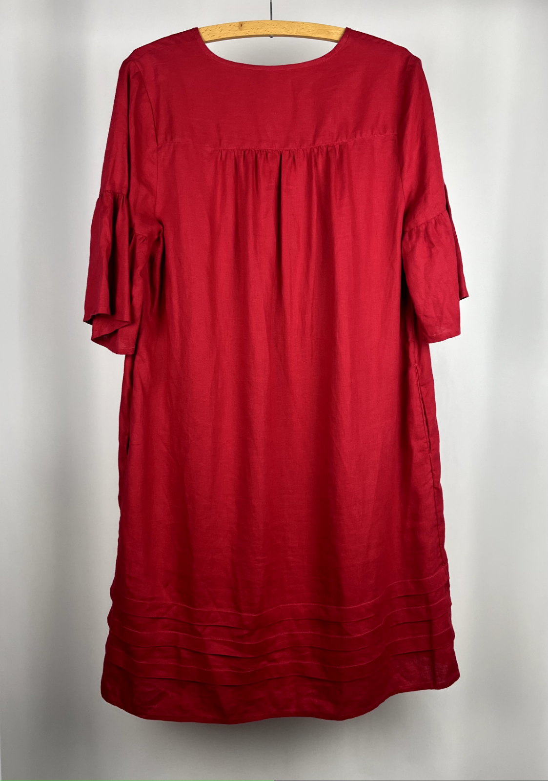 Pure Linen John Lewis red dress size 10