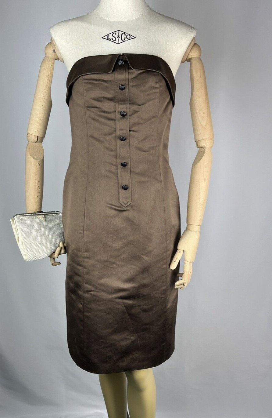 Paul & Joe Silk Strapless Dress - Size S - Great Condition W30inch, L32inch.