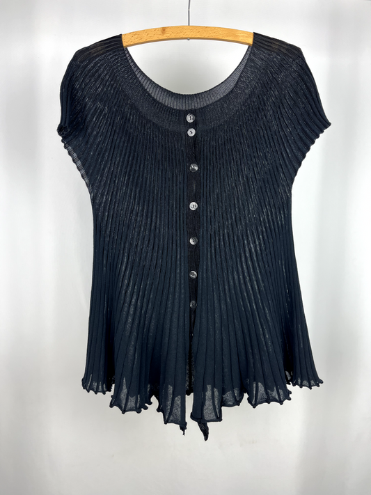 Emporio Armani button-up black blouse EU 42 Great condition