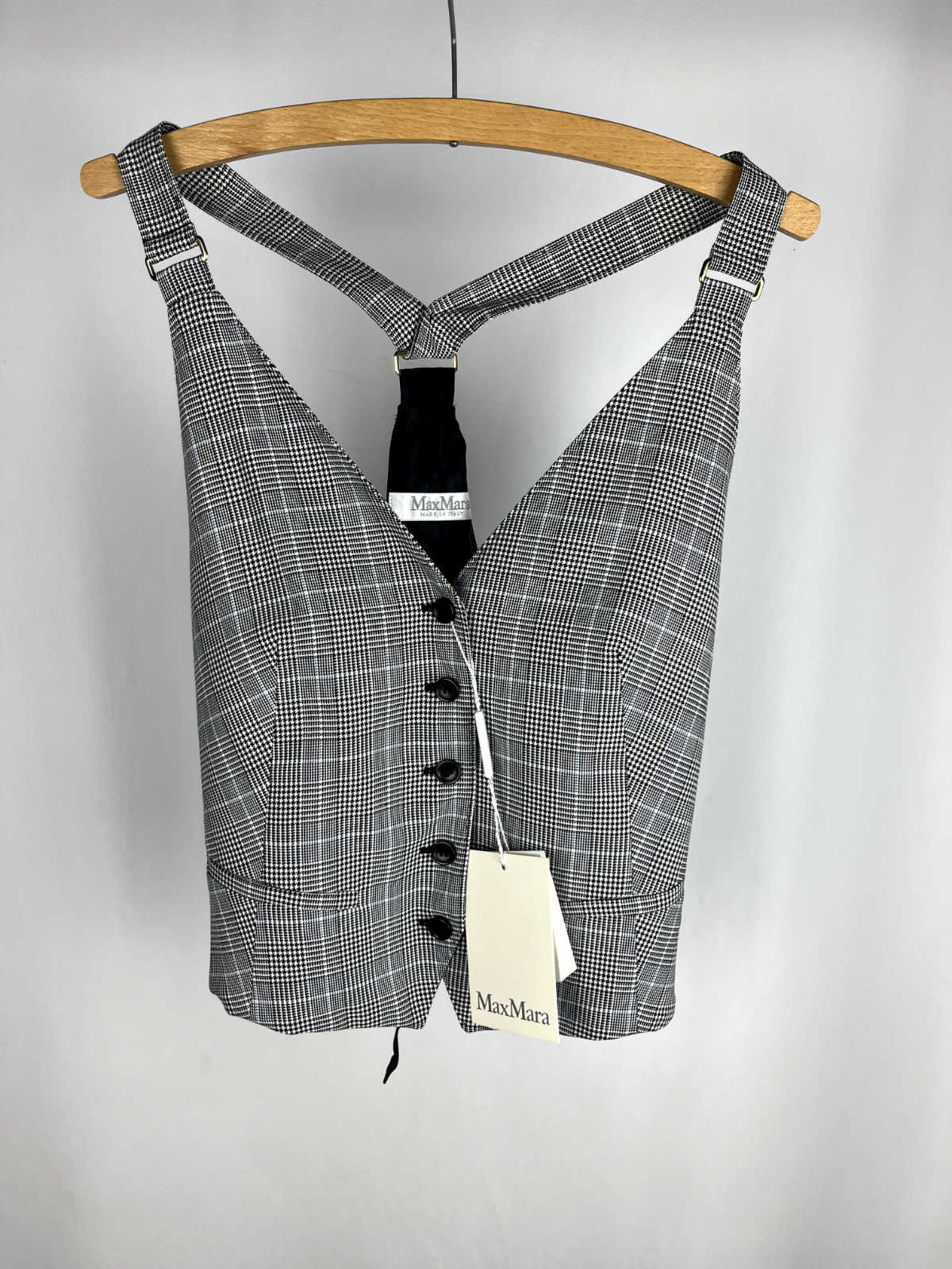 MaxMara waistcoat 100% silk UK14