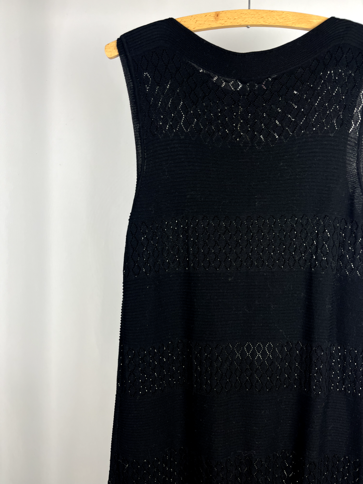 Red Valentino knitted black dress Size L