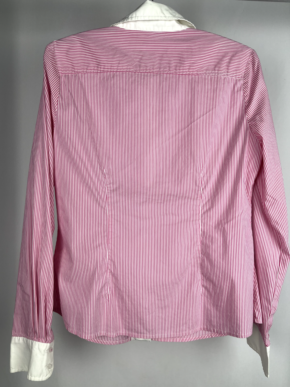 Manoukian striped pink shirt Size M