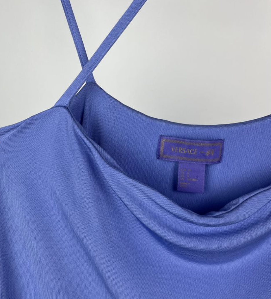 Versace x H&M Medusa blue top size S/M