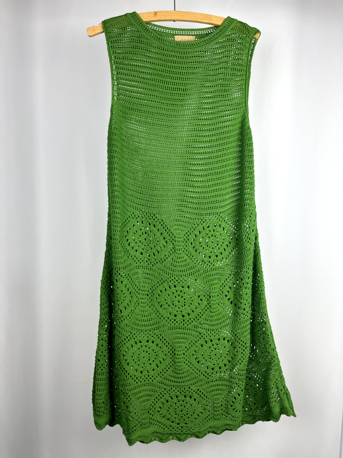 Falconeri green knitted dress + jacket Size M