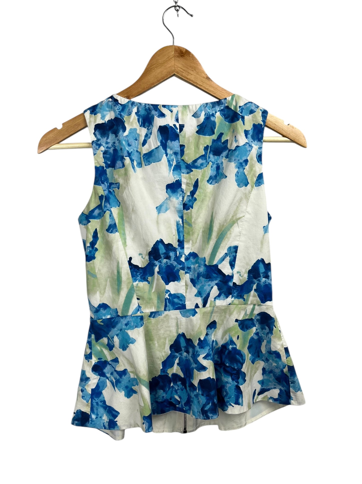 Karen Millen floral top with zip UK6