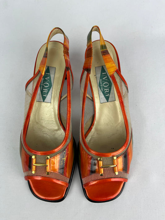 Ivory Bond Street vintage red heels