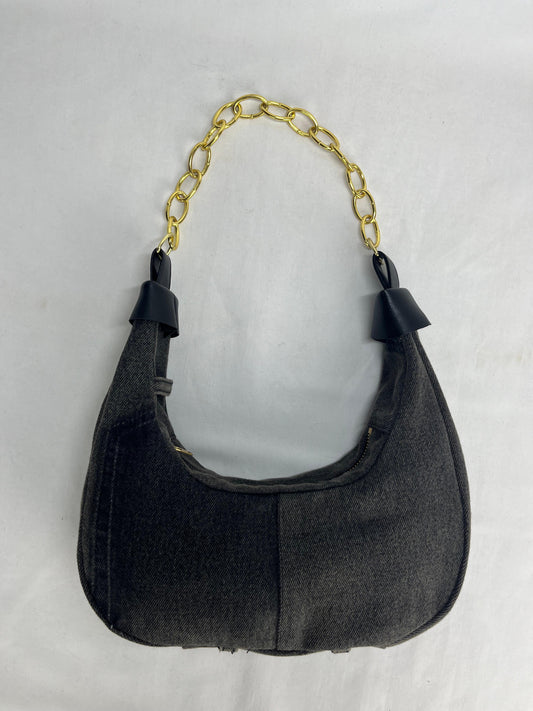 Mezzaluna MidnightShadow denim bag