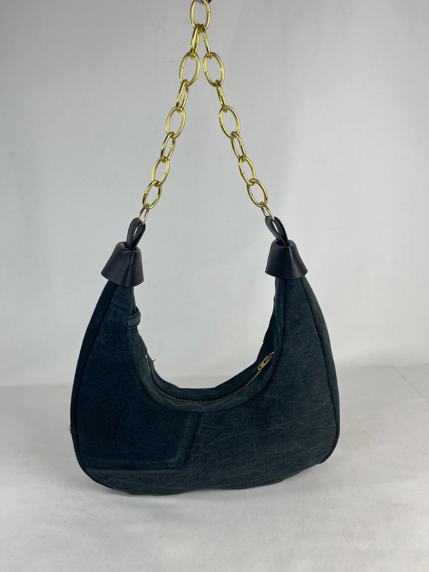 Mezzaluna DarkTwilight denim bag