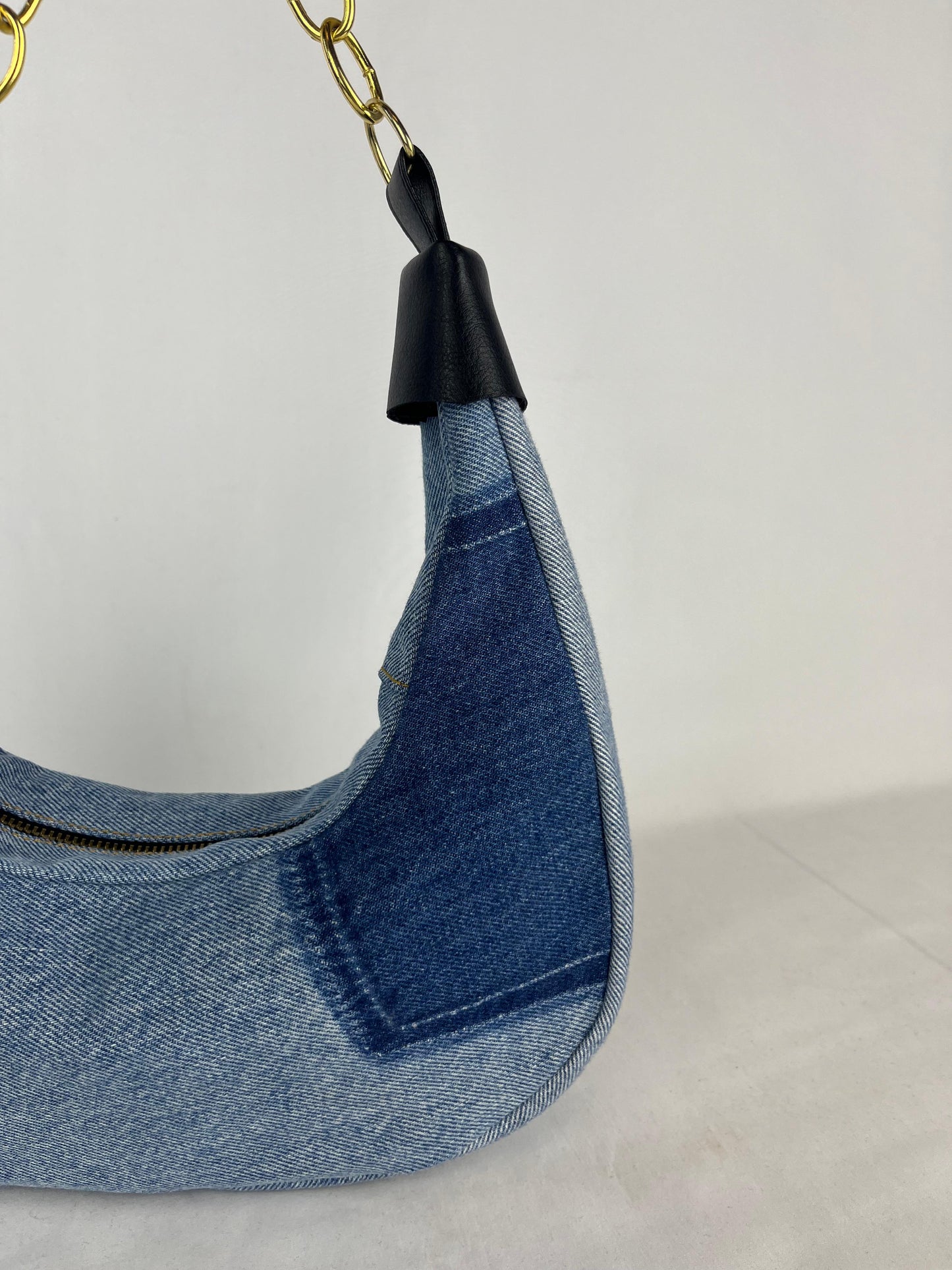 Mezzaluna SummerCloud denim bag