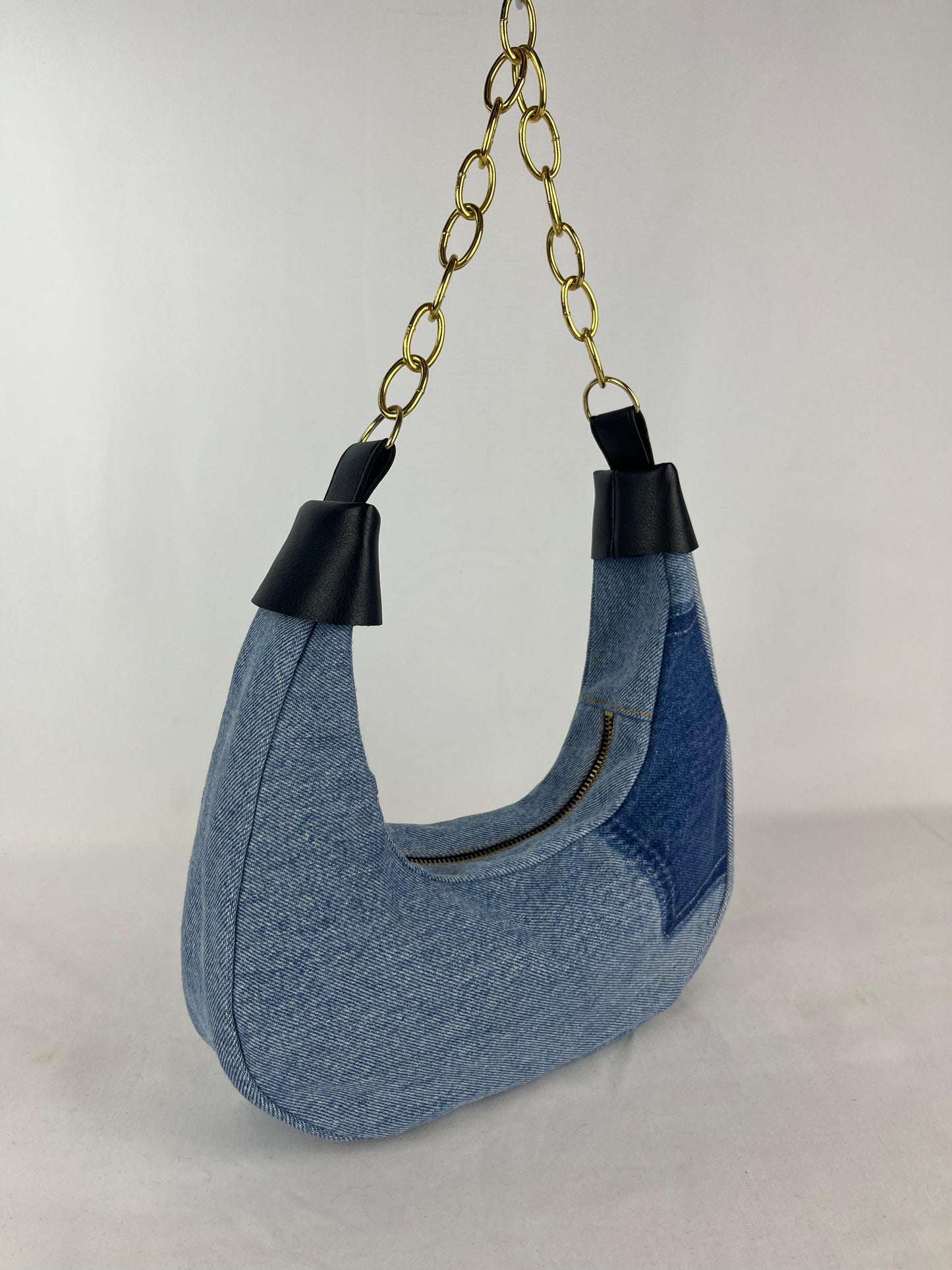 Mezzaluna SummerCloud denim bag